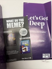 Lets Get Deep Questions For Couples Game Card Game For Date Night
