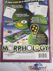 Morphology Creativity Wins 2011 Family Party Game – New and Sealed