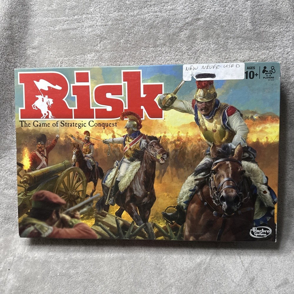 Risk The Game of Strategic Conquest Board Game Hasbro New Open Box