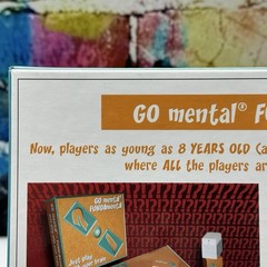 GO mental FUNDAmental Educational Question Game Ages 8+ Play With Your Brain NEW