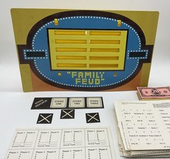 Vintage 1987 Family Feud Board Game 3rd Edition Milton Bradley Complete