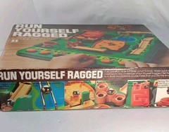 Run Yourself Ragged Vintage Tabletop Obstacle Course Game 1979 TOMY – Incomplete