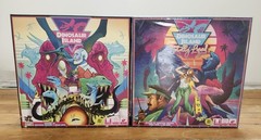 Dinosaur Island Board Game + Totally Liquid Expansion NM/NM See description!