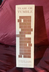 Tease or Tumble Tower 18+ Couple Game Urban Outfitters Wooden Stacking Tower