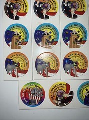 7x Unpunched U.S.A. Government POGS CAPS Lot Judicial Executive Legislative USA