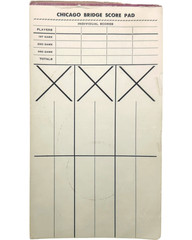Vintage Vanderbilt Whitney Estate Set 3 Bridge Sterling Monogram Game Score Pads