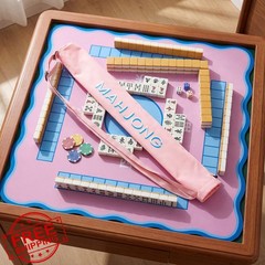 Sunnymove Mahjong Mat Bag Pink