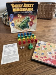 Dizzy, Dizzy Dinosaur – Board Game – Pressman – Complete – Vintage 1987