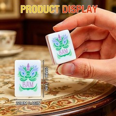NEW! Vibrant Layered American Mahjong Tiles – Lemon Chiffon – Set 160 Tiles