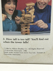 Vintage Original JENGA Classic Game 1986 Complete in Box Milton Bradley
