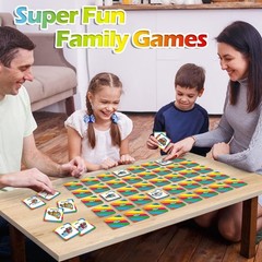 48 Pcs Vehicle Memory Match Game for Kids 3-6, Educational Flash Cards, Toddler