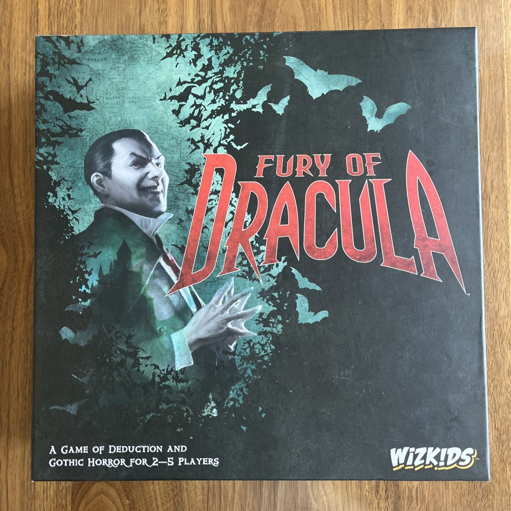 Fury of Dracula 4th Edition Board Game Painted Minis Complete Games Workshop EUC