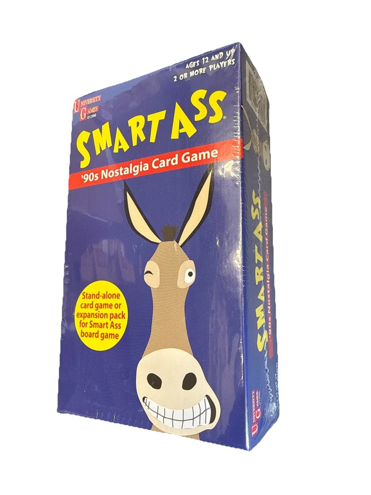 Smart Ass ’90S Nostalgia Classic Card Game, by University Games