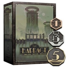 Moedas & Co. Barrage Board Game 58x Metal Coins Upgrade Set