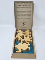 Tarata Balancing Penguins Wooden Balancing Puzzle Game From New Zealand, Ages 4+