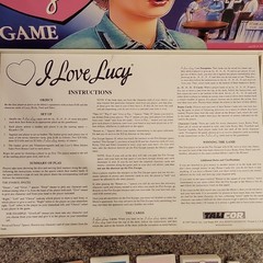 Talicor The I Love Lucy Game TV Theme Complete Dice Cards 2 Players 8+
