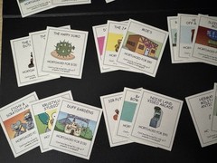 Monopoly The Simpsons 2001 28 Title Deed Replacement Game Cards