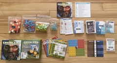 Greenland A Survival Game For 1-4 Players. 3rd Edition. Used.Ages12+;Players1-4