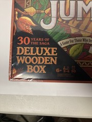Jumanji Board Game Wooden Box Classic Retro Real Wood Case NEW SEALED