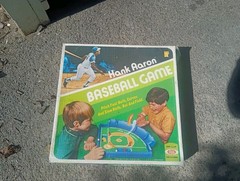 Vintage RARE 1973 Ideal Toys Hank Aaron Baseball Game