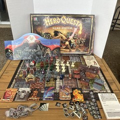 Vintage Hero Quest Board Game System 1401 Milton Bradley 1989/1990 Incomplete