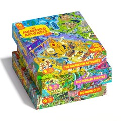 Magic Puzzles 3 Pack 1000 Piece Jigsaw Four Big Rock City BGZ118212