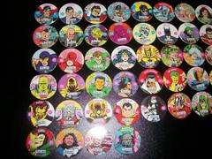 1993 Skybox SkyCaps DC Comics + Batman Complete Set 54 Pogs = 108 Milkcaps Lot