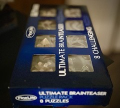 Ultimate Brainteaser Puzzle Pack 8 Challenges Wood : Metal FineLife Sealed