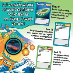 MindWare Geography Trivia Challenge – Board Game for Kids 8-12 and Up – Fun T…