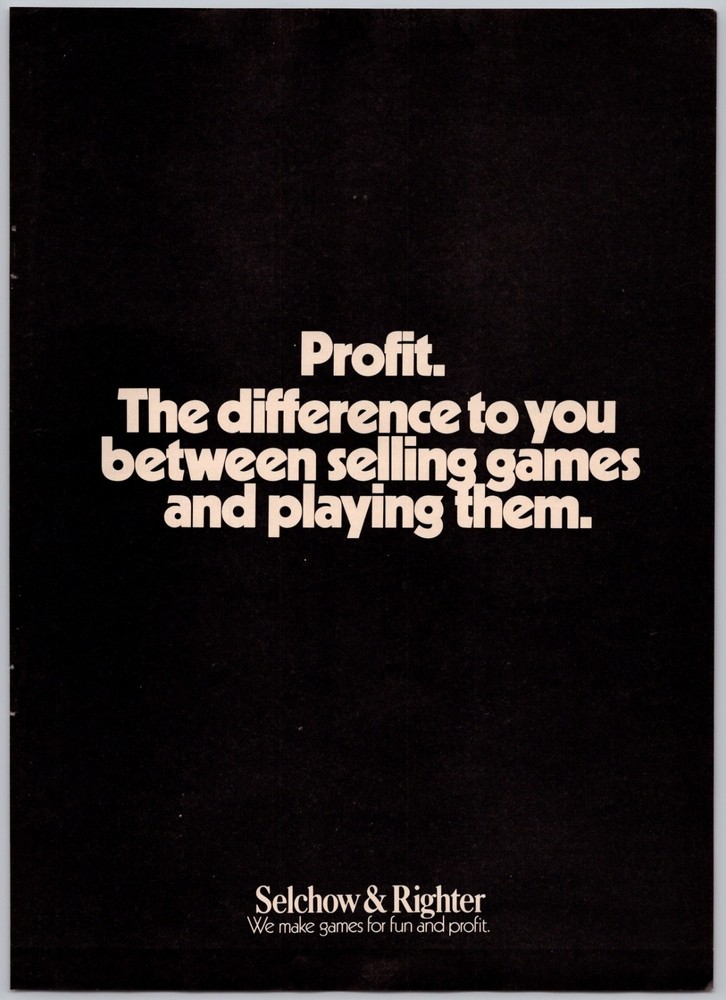 1972 Selchow & Righter Board Games Vintage Toy Ad Sales Profits