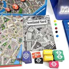 Scotland Yard Ravensburger 1983 Spiel Des Jahres Board Game Complete Mr X