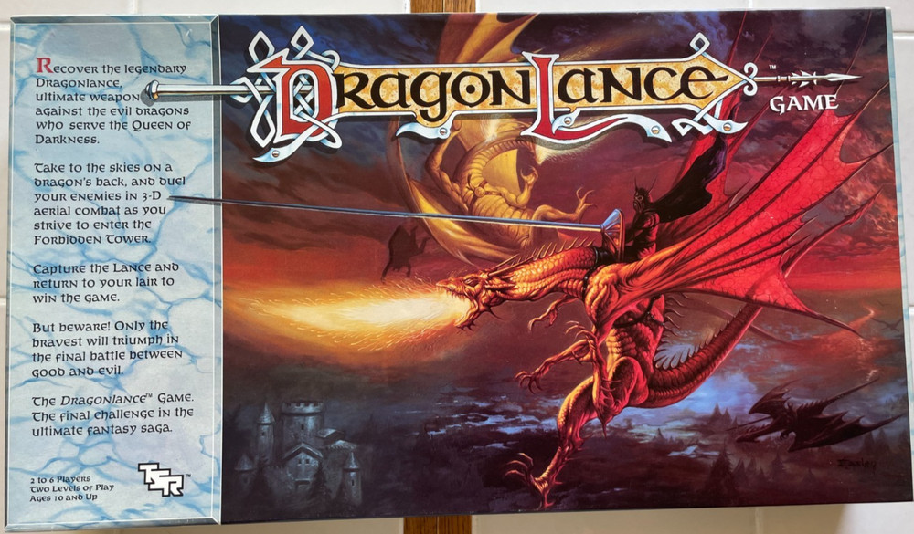 DragonLance Board Game – TSR Dungeons & Dragons -1988 -Good 99.5% complete