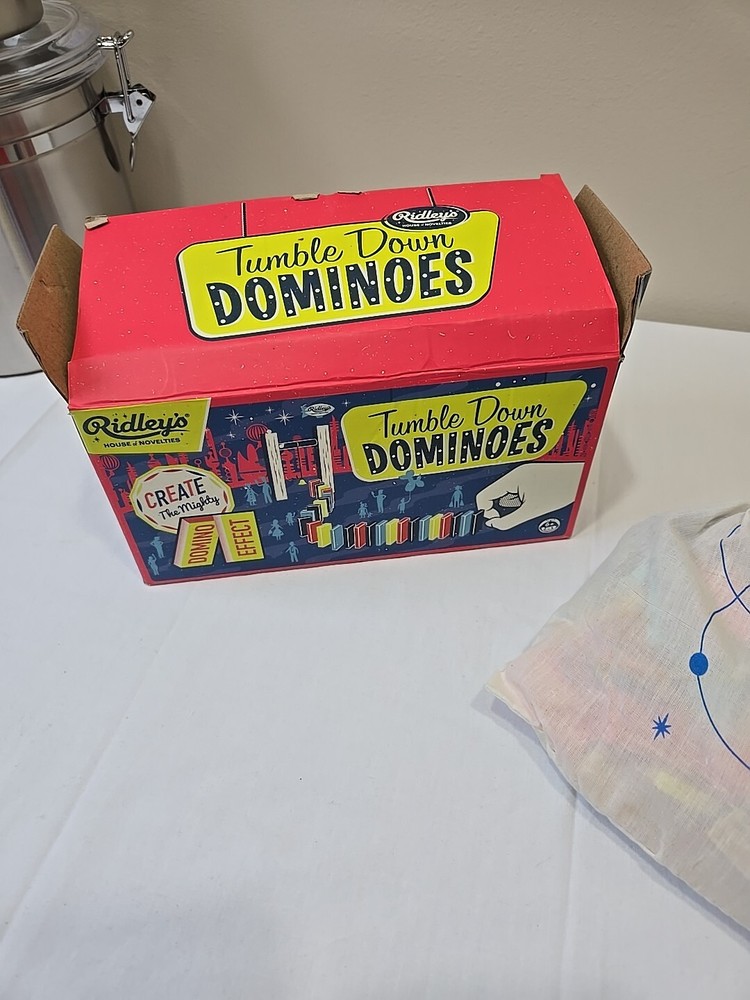 Vintage, Ridley’s, Tumble Down Dominoes set see box description