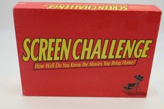 Screen Challenge Board Game Complete Cadaco Movie Trivia VHS Era 1991