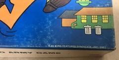 Vintage 1963 Beetle Bailey The Old Army Game No. 4424 BOARD GAME MILITARY KING F