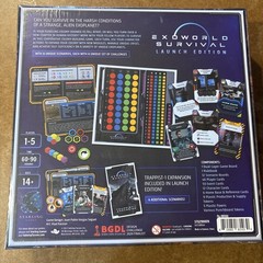 Exoworld Survival Science Fiction Board Game New Free Shipping 1 To 5 Players