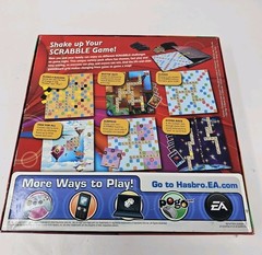 2010 Scrabble Crossword Game Switch-Up 6 Scrabble Games 2-4 Players