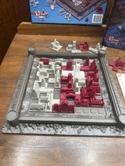 1986 Mattel Cathedral Board Game Strategic Battle Medieval City – Complete