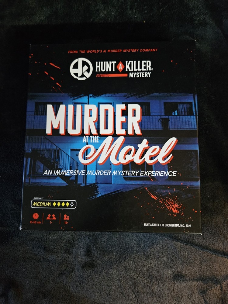 Hunt A Killer Murder at the Motel Game Immersive Murder Mystery Game Open Box