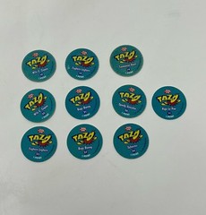 Lot Of 10 Pogs Tazos 1995 Looney Tunes Vintage Chetoos Sabritas