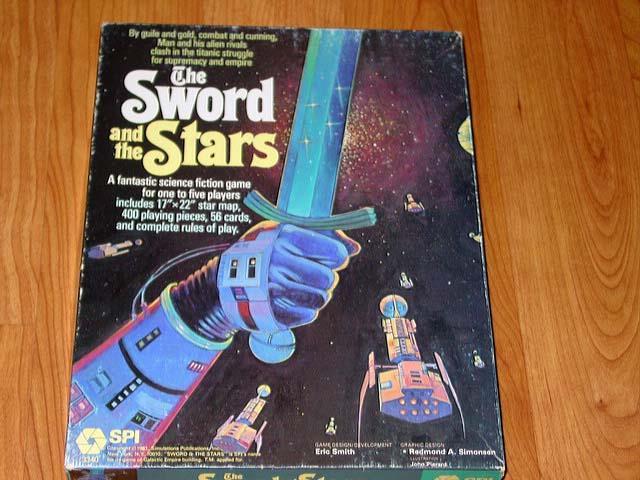 SPI 1981 The Sword and the Stars – Science Fiction Game Galactic Empire Building