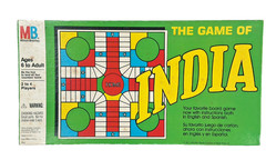 Milton Bradley The Game of India Board Game 4225 Bilingual Vintage Used