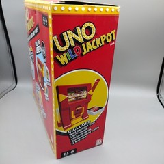 UNO Wild Jackpot Card Board Game Rare 2015 Mattel Slot Machine (Missing 2 Cards)