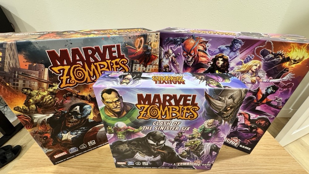 CMON Marvel Zombies Board Game + KS Stretch Goals Clash of the Sinister Six