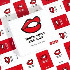 That’s What She Said: Hilarious Adult Party Game with 458 Cards for 4+ Players