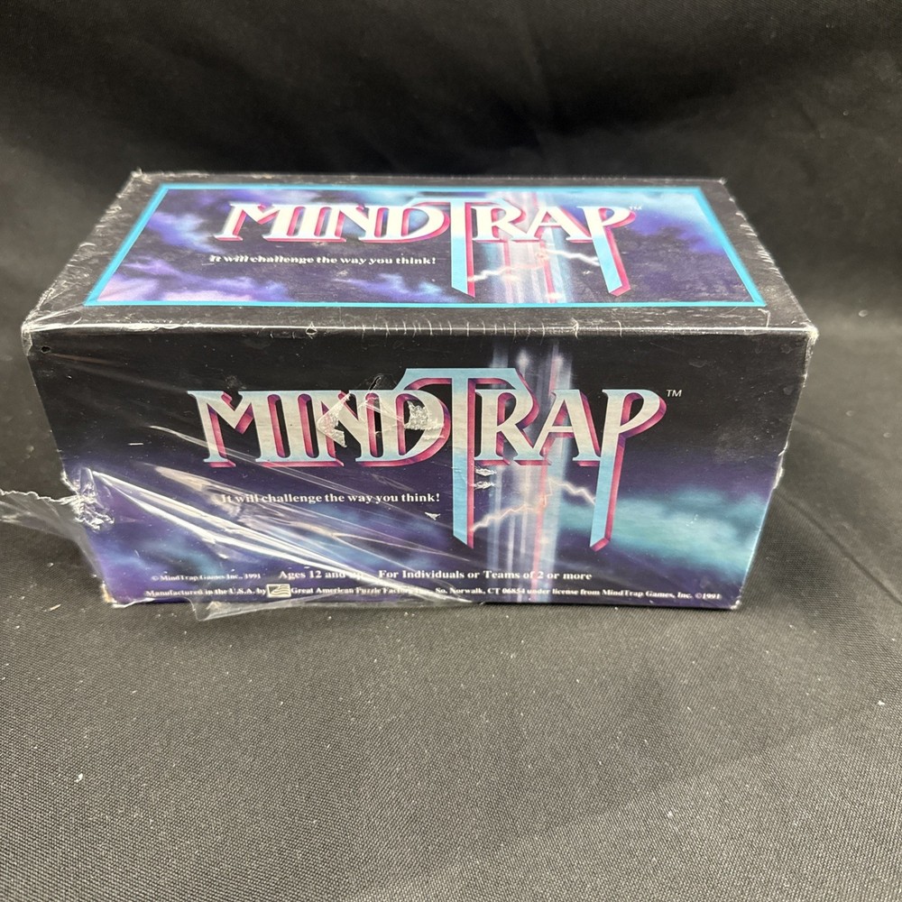 Vintage Pressman 1996 MIND-TRAP 100% Complete Ages 12 and Up