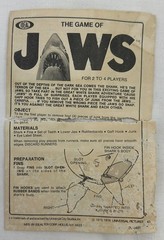 1975 Jaws Game by Ideal Games Complete in Great Condition FREE SHIPPING2
