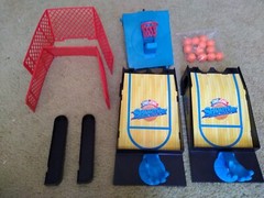 One In One SHOOT OUT ELECTRONIC BASKETBALL NBA GAME Excellent NO BOX