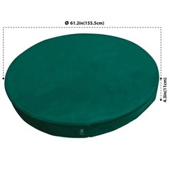 Yellow Mountain Imports Professional Grade Round Table Cover for Card Games, Mah