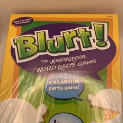 Blurt! Word Race Game Educational Insights NEW Sealed Family Party Game Fast Fun